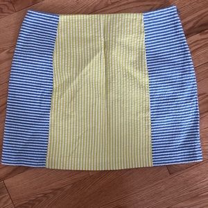 Seersucker vineyard vines skirt size 8